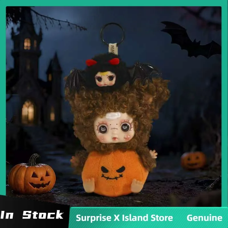 Genuino Mmsuger Baby Night Elf Party Series Blind Box Halloween Vinile Peluche Borsa Ciondolo Bambola giocattolo Scatola misteriosa Regali di Halloween