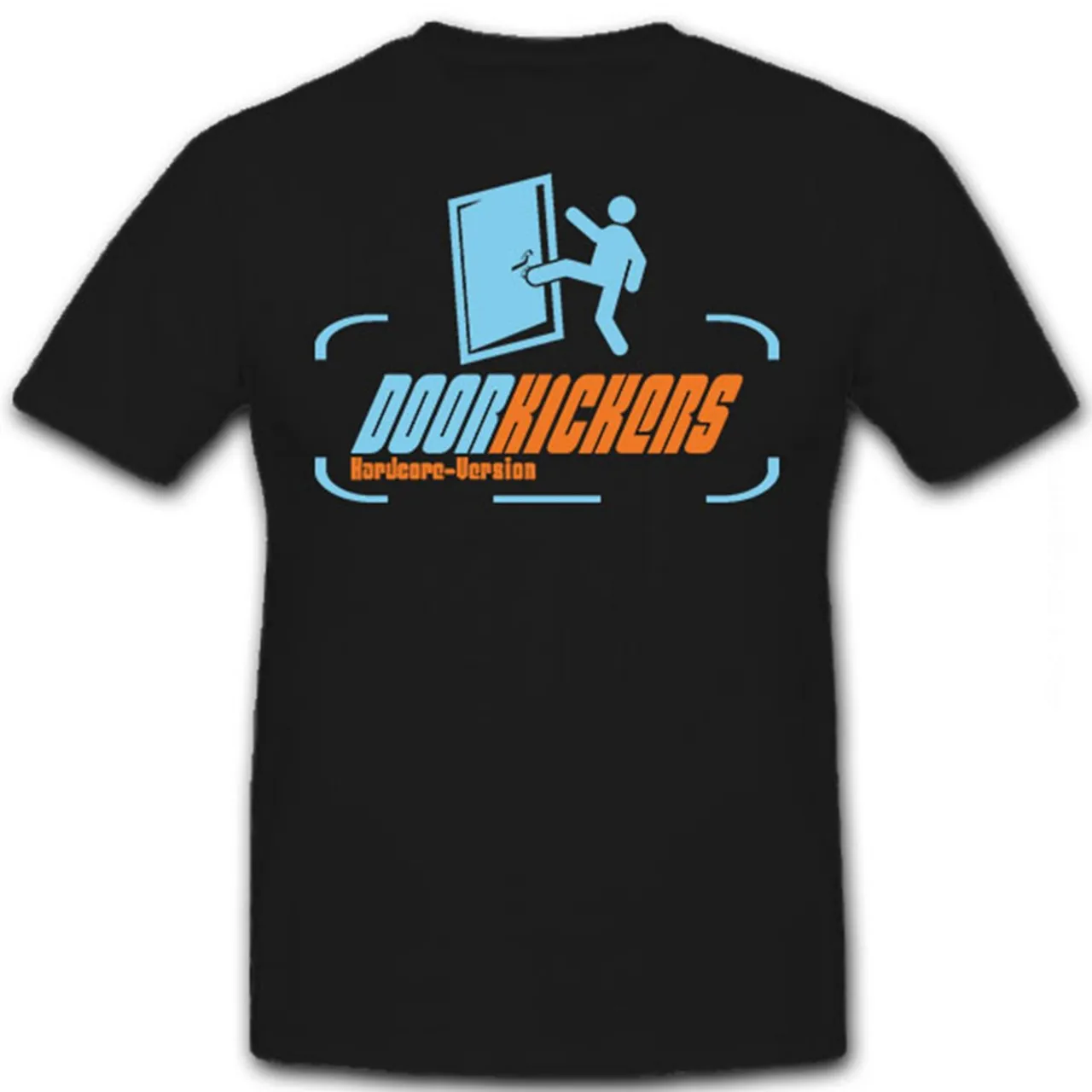 

Doorkickers Hardcore Version Funny Enter The Door T-Shirt 100% Cotton O-Neck Short Sleeve Casual Mens T-shirt