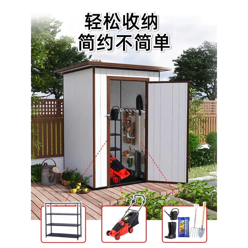 Outdoor tool room outdoor garden balcony storage  assembled simple  small warehouse utility  courtyard storage room