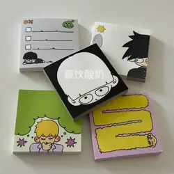 Mob Psycho 100 Kageyama Shigeo Reigen Arataka Dimple Anime Sticky Note Sticker Bookmark Cospaly Cartoon Gift 6cm