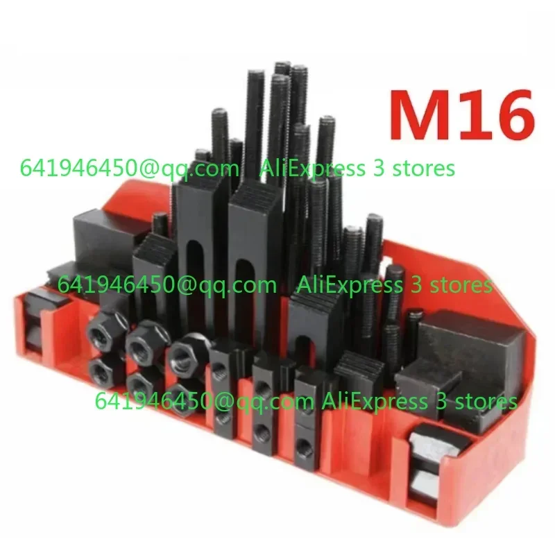 

Milling Machine Clamping Set 58pcs M16 Mill Clamp Kit Machine Tool Milling Machine Accessories Set