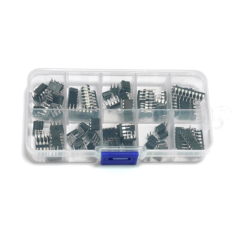85PCS 10 specifications IC NE555 LM324 integrated circuit chip kit DIP single precision timer