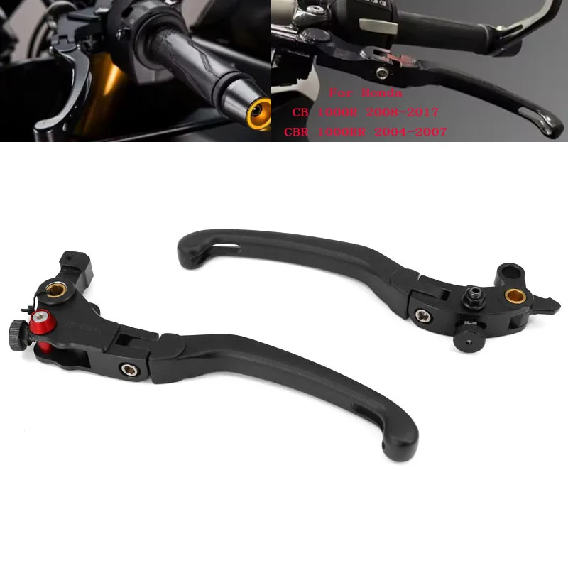 Folding Brake Lever Clutch Lever Magnesium Aluminum For Honda CB1000R 2008-2017 CBR1000RR 2004-2007 Accessories