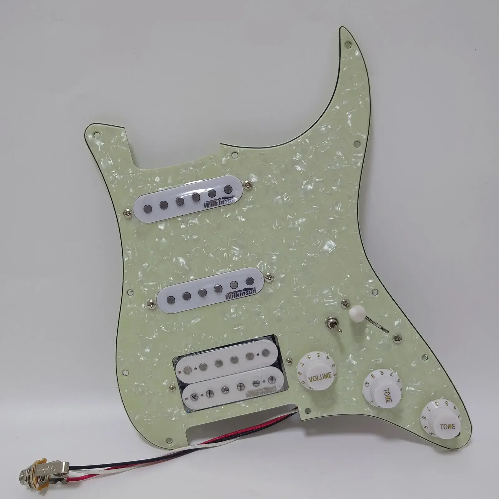 

Prewired SSH Loaded Pickguard Set Alnico 5 Humbucker Pickups for ST Electric Guitar Replacement Parts