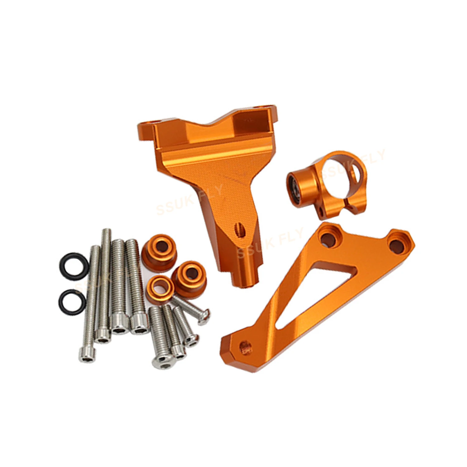 Amortisseur de Direction de Moto, Stabilisateur Linéaire, Kit de Support de Montage pour DUKE 125 200 300 2013-2016