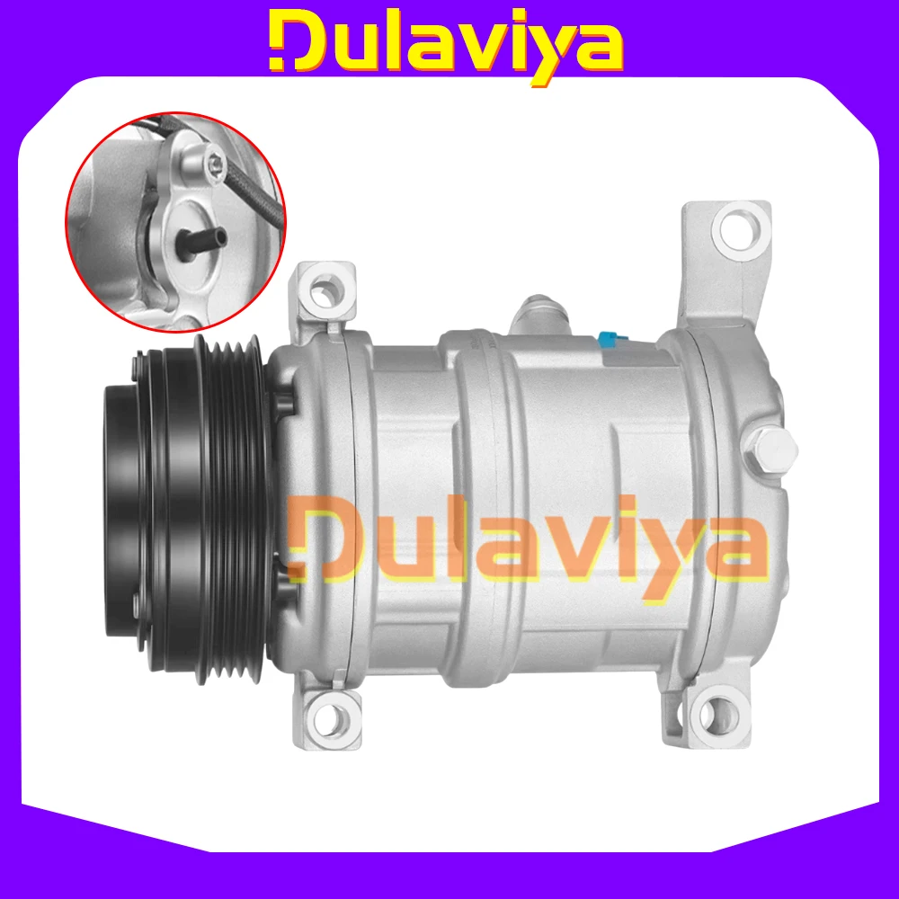 

AC Compressor For Chevy Tahoe GMC Yukon 4.8L 5.3L 6.0L 2000 2001-2007 2008 78377 10366545 15036042 15068853 15081860 15100337
