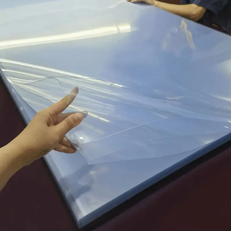 Anti Blocked PET Sheet Transparent for UV Printing 1 roll