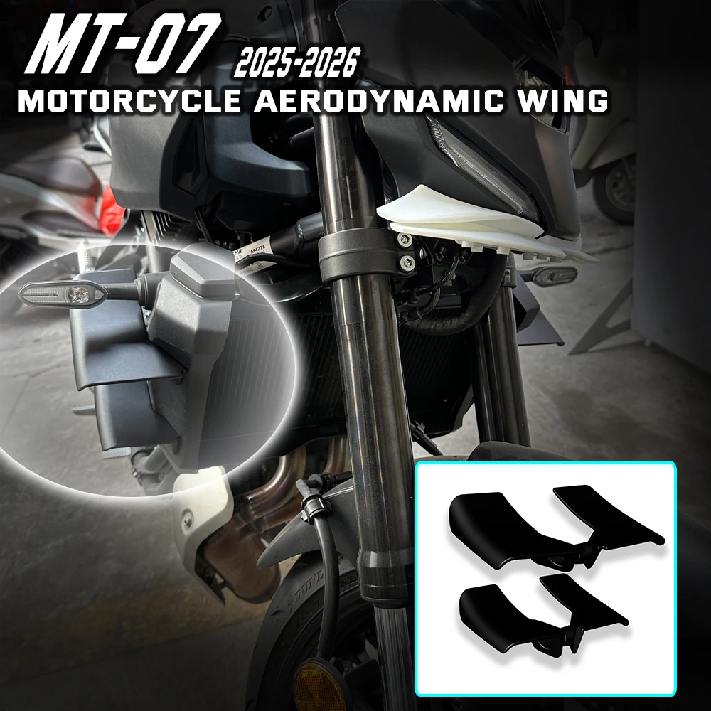 

New Motorcycle Side Winglet For YAMAHA MT-07 2025 2026 Front Spoiler, Flank Fairing Fixed Side Wing for MT07 MT 07