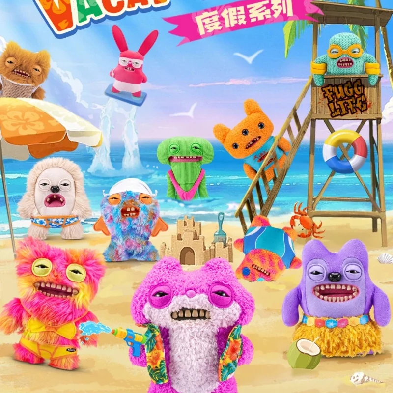 

In Stock 100% Original Fuggler Teeth Monster Exclusive Atmosphere Series Plush Doll Monster Funny Toy Plushie Doll Birthday Gift