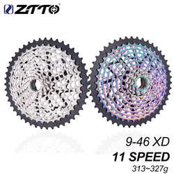 ZTTO New Ultralight 11 Speed 9-46T XD Cassette 313~327g MTB ULT XD Freewheel 9-46T Ult Freewheel 11v Sprocket 11S 46T XD K7
