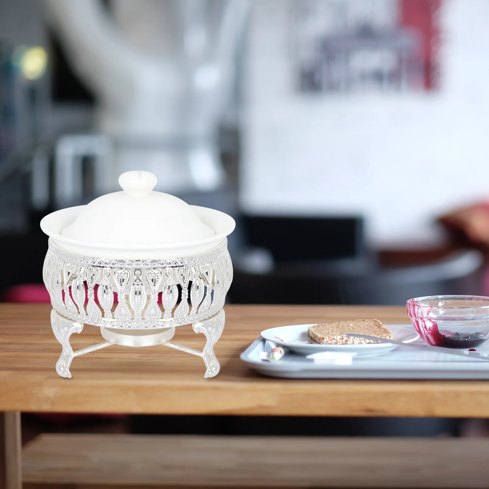 

Teapot Stand European Style Tea Warmer Rack Non Slip Base Heating Teaware Accessory Teapot Warmer Teaware Accessory