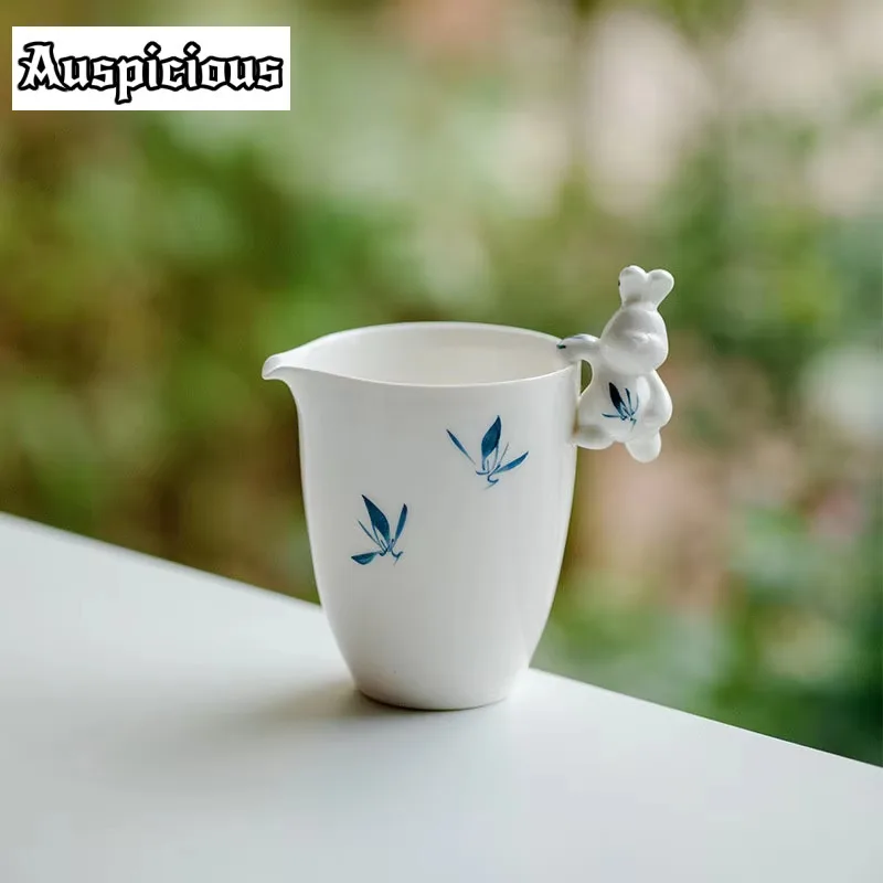 

Керамическая чашка с изображением бабочки, орхидеи, кролика, 200 мл