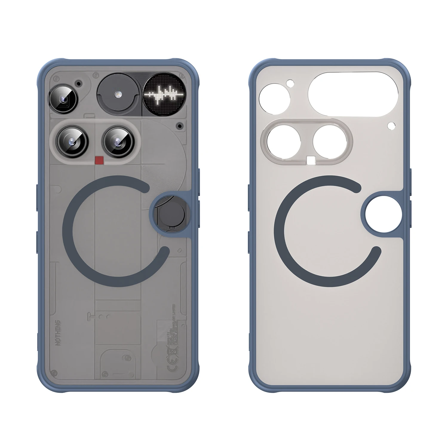 Für Nothing Phone3 Matte Case, kompatibel mit MagSafe, Fallschutz, schlanker Schutz, durchscheinende Abdeckung für Nothing Phone 3 – Detail 8