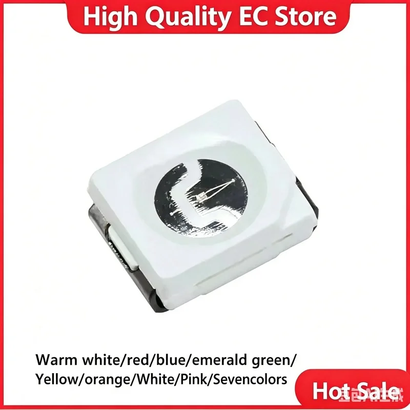LED SMD 3528 1210 Yellow/Warm white/Pink/red/blue/emerald green/orange/Seven colors High-brightness light-emitting diodes 100PC