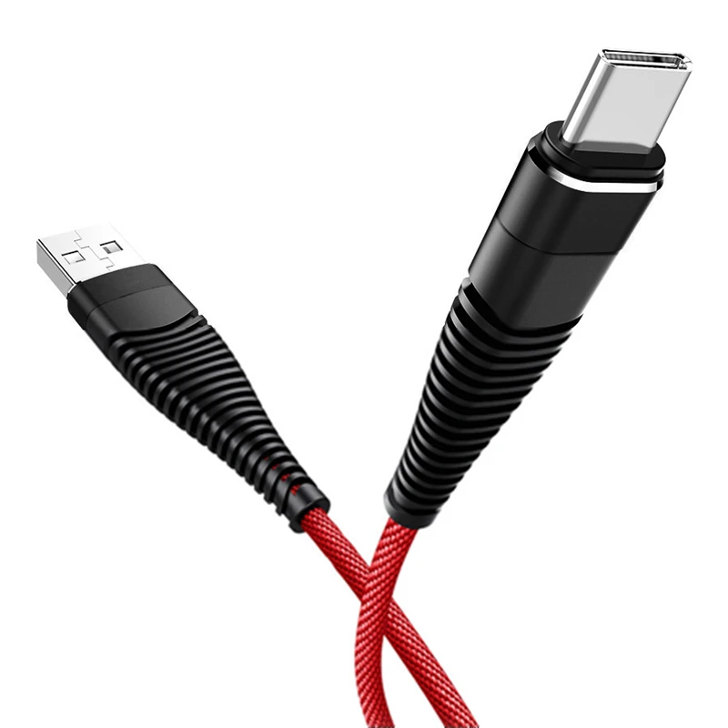 Fabric Braided Type C USB Fast Charging Cable For Samsung S25 Xiaomi 15 Redmi Note 14 Huawei Mate 60 P60 Honor 300 Magic 5 6 Pro