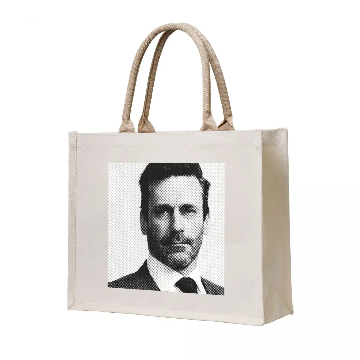 

Jon Hamm Black & White Painting Tote Bag Woman shopper bag Women's shopper bag Women bags