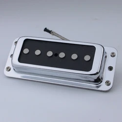 Alnico V Neck Pickup & Ring Assembly For Rickenbacker Guitar Chrome