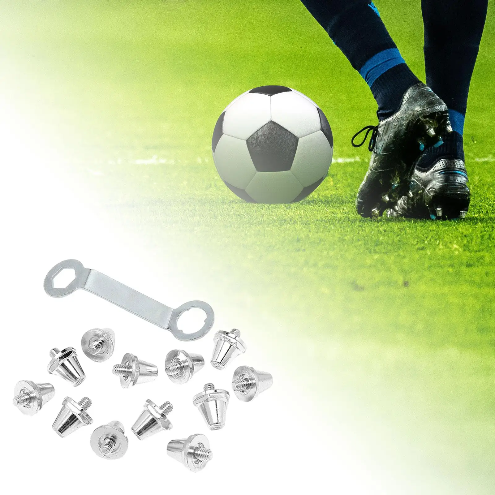 

12x Football Shoe Spikes Soccer Boot Cleats for Sports Athletic Sneakers