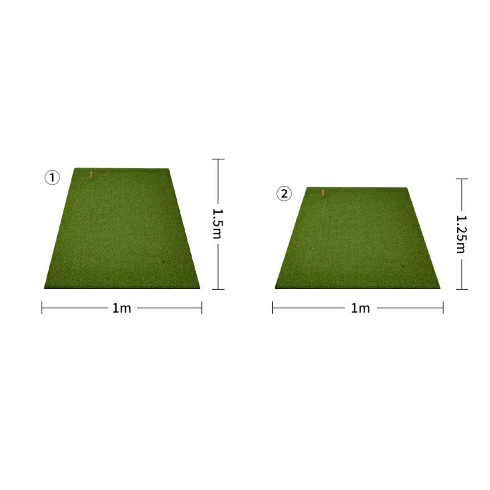 new PGM Golf Practice Grass Mat,1*1.25m Outdoor Indoor Training Hitting Pad,Backyard Golf Mat With Tee Aids Accessory DJD035