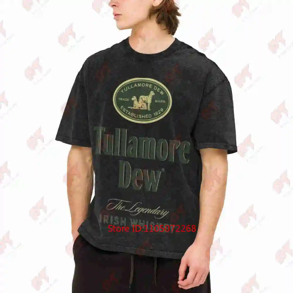 Tullamore Dew Brewery 2026 Vintage Washed Tee Pure Cotton T-Shirt