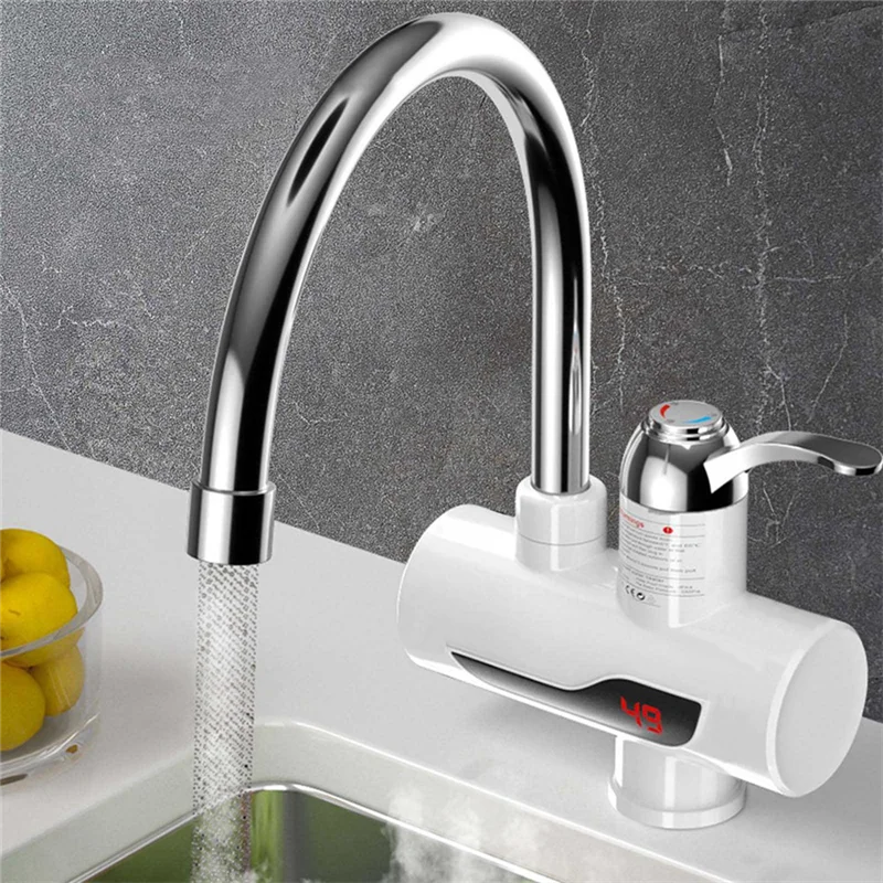 

Instant Water Heater Electric Kitchen Hot Water Faucet Heater Tap Cold Heating Faucet Tankless Water Heater EU Plug