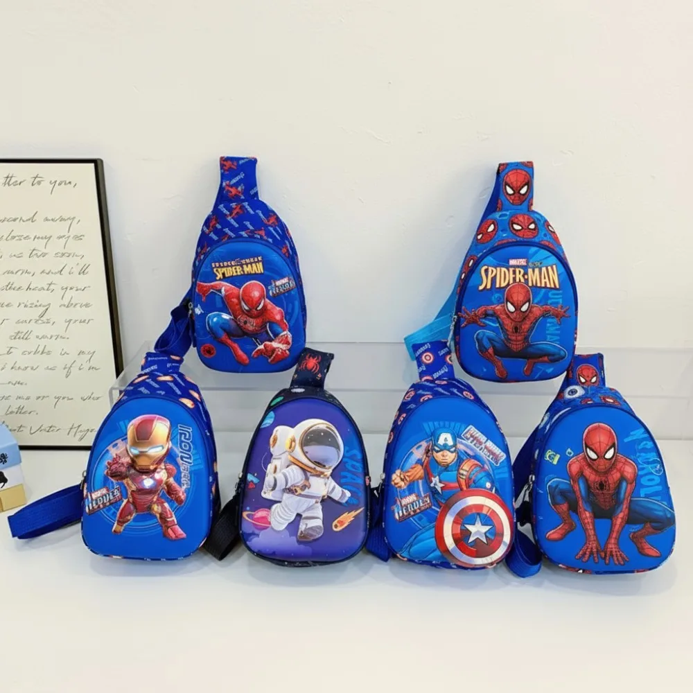 

Marvel Cartoon Kids Chest Bag Cute Crossbody Sling Backpack for Boys and Girls Fashion Lightweight Coin Purse Small Shoulder Bag