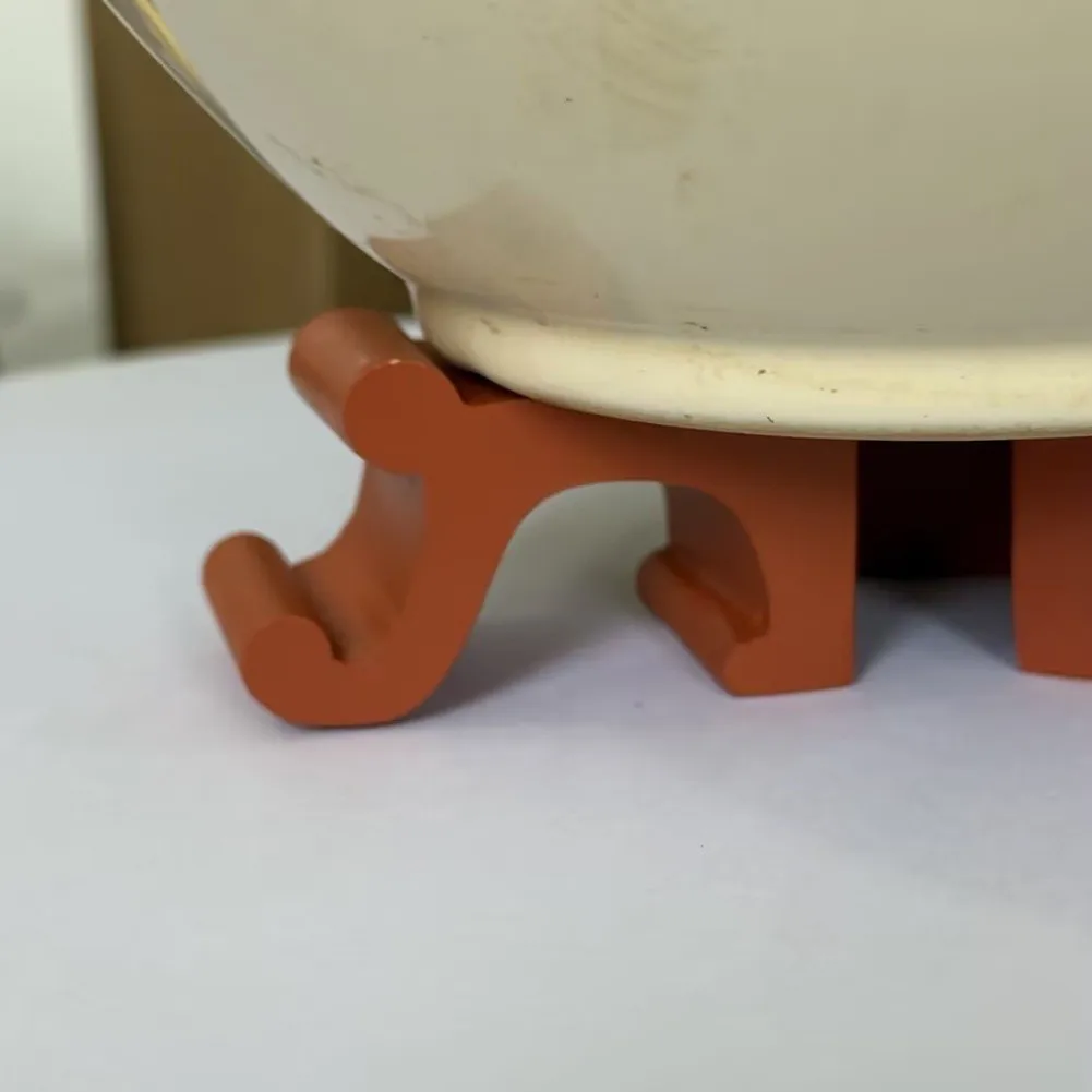 3pcs Flower Pot Foot Stands PP Resin Material Elevated Plant Holder for Indoor Outdoor Gardens 6.35x3.98x3.8cm