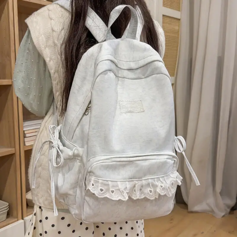 2026 new fashion trend simple backpack with large capacity waterproof design for women's commuting comfort backpack