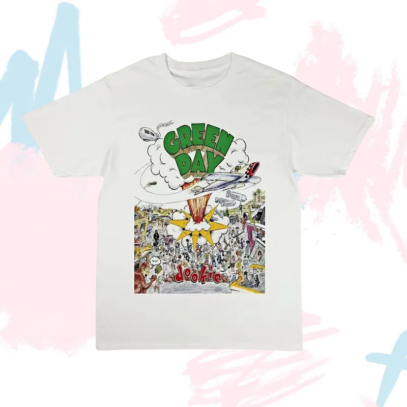 

Young Years Punk Band Printed Cotton T-shirt, Women's Versatile Comfortable Casual Cross-seasonal Wear Women's Clothing
