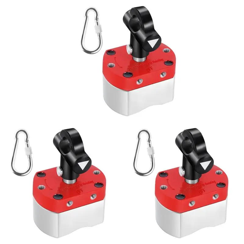 A74E-3X 180 LB On/Off Magnets, Magnetic Welding Holder, Multipurpose Switch Magnet For Lifting And Handling,Metal Screening