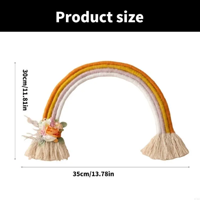 97BE Baby Photoshoot Props Playroom Nursery Room Decoration Infant Photography Props Rainbow Decoration Rainbows Photo Props