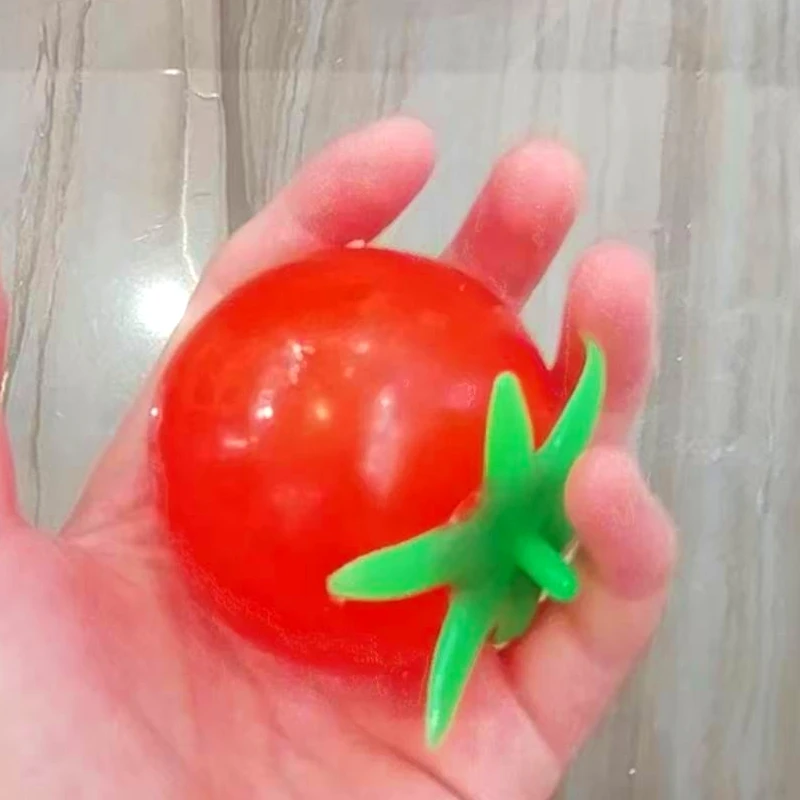 Taba Squishy Cool In Summer Tomatoes Water Balloon Water Fights On The Beach Can't Be Broken Artificial Fruits Kids Squeeze Toys