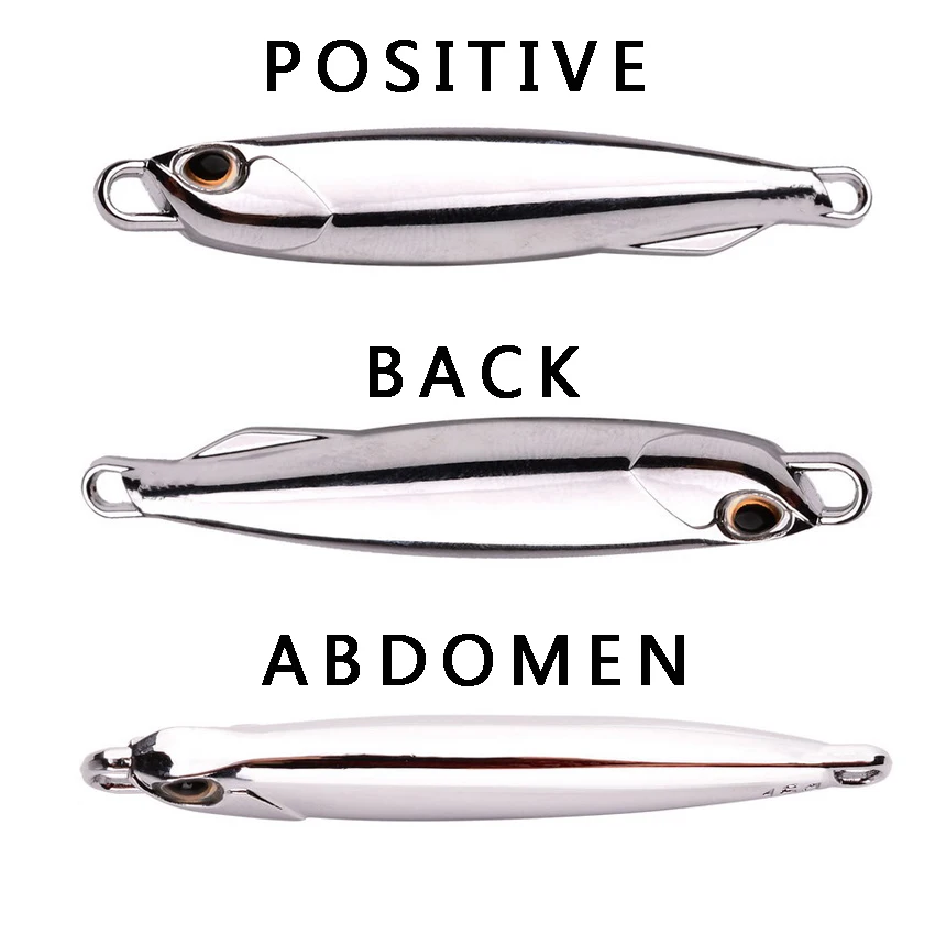 1PCS Fishing Lure Bait Japanese 7/10/15/20/30/40g/60g Metal Jig Fishing Accessories Zinc Alloy Mackerel Bass Pesca Baits