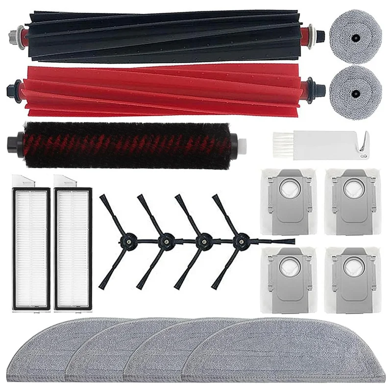 ABUS-สําหรับ Roborock S8 Maxv Ultra เครื่องดูดฝุ่นหุ่นยนต์หลักแปรงด้านข้างตัวกรอง Hepa Mop ผ้าฝุ่นเปลี่ยนชิ้นส่วน