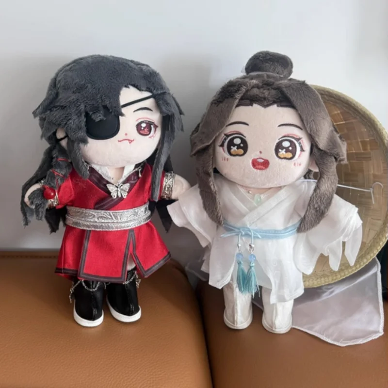 

20cm Tian Guan Ci Fu Xie Lian Plush-Like Texture Adorable Cotton Stuffed Doll Heaven Blessing Dress Up Toy Periphery Gift Girl