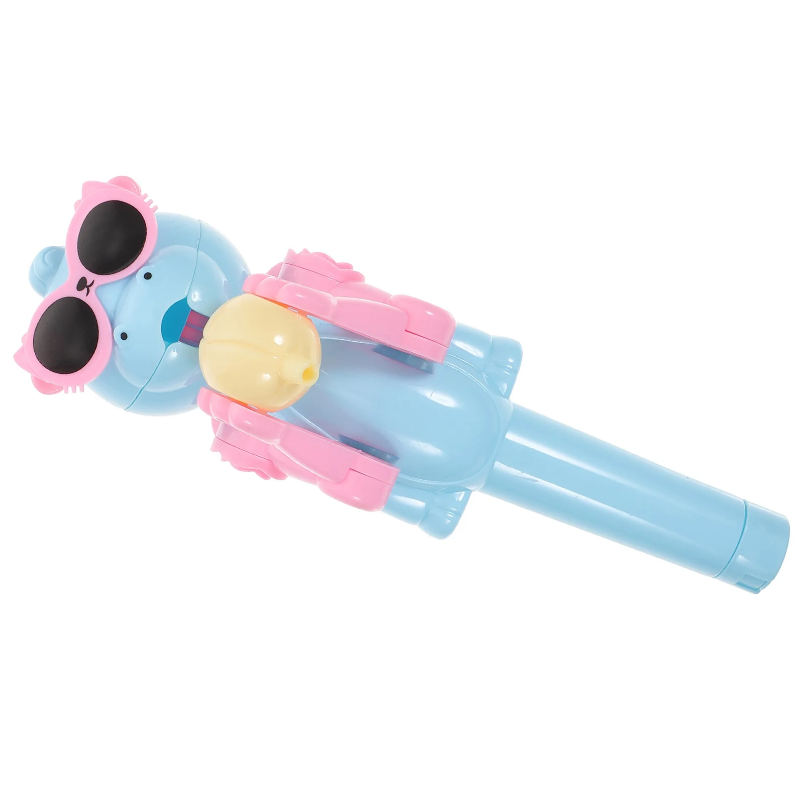 مصاصة روبوت حامل الأزرق الإبداعية مضحك الضغط الاطفال هدية الكرتون روبوت الحلوى حقيبة للتخزين الاسترخاء اللعب حامل المصاصة