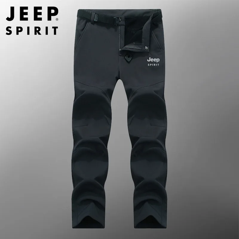 JEEP SPIRIT men fashion assault pants autumn new casual loose straight pants comfortable breathable youth outdoor tour trousers