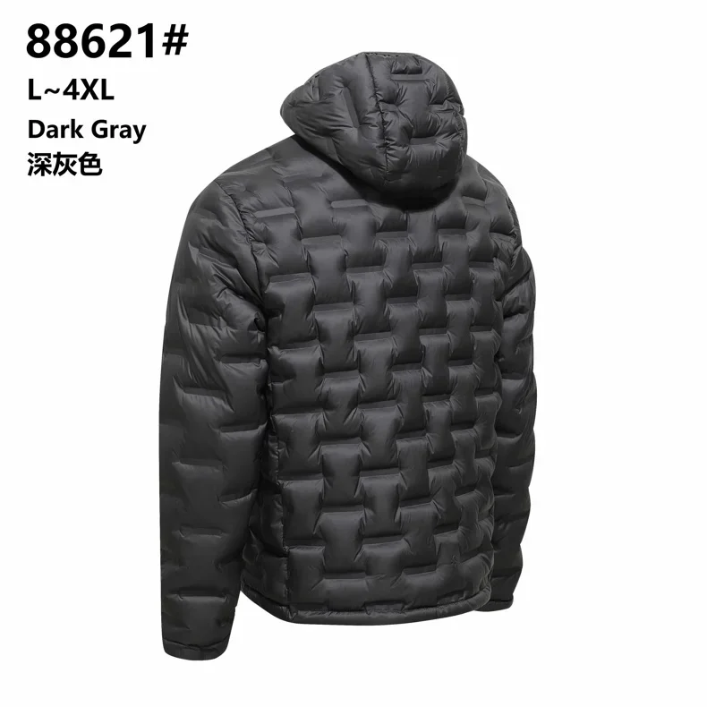 Brand Graphene Self-heating Puffer Jacket Men Windproof Pleated Padded Jackets Man Classical Warm Winter Down Coat Male Parkas