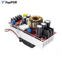 DC-DC 1800W 40A Voltage Step Up Converter Boost CC CV Power Supply Module Step Up Constant Current Module DC-DC 10-60V to 12-97V