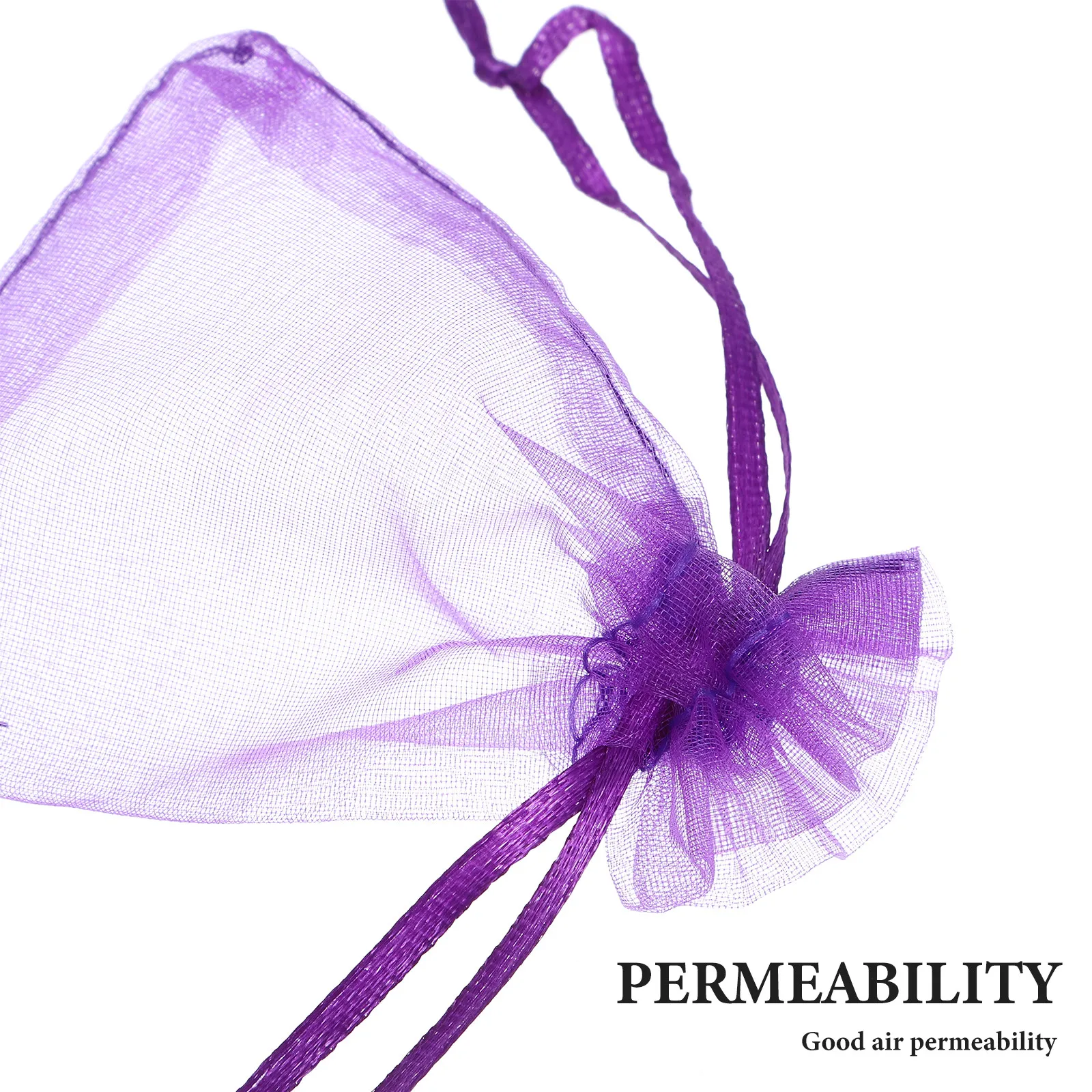 100Pcs Lavender Sachets Empty Breathable Drawstring Storage Pouches for Jewelry Coins Gift Packaging Decorative Aromatherapy