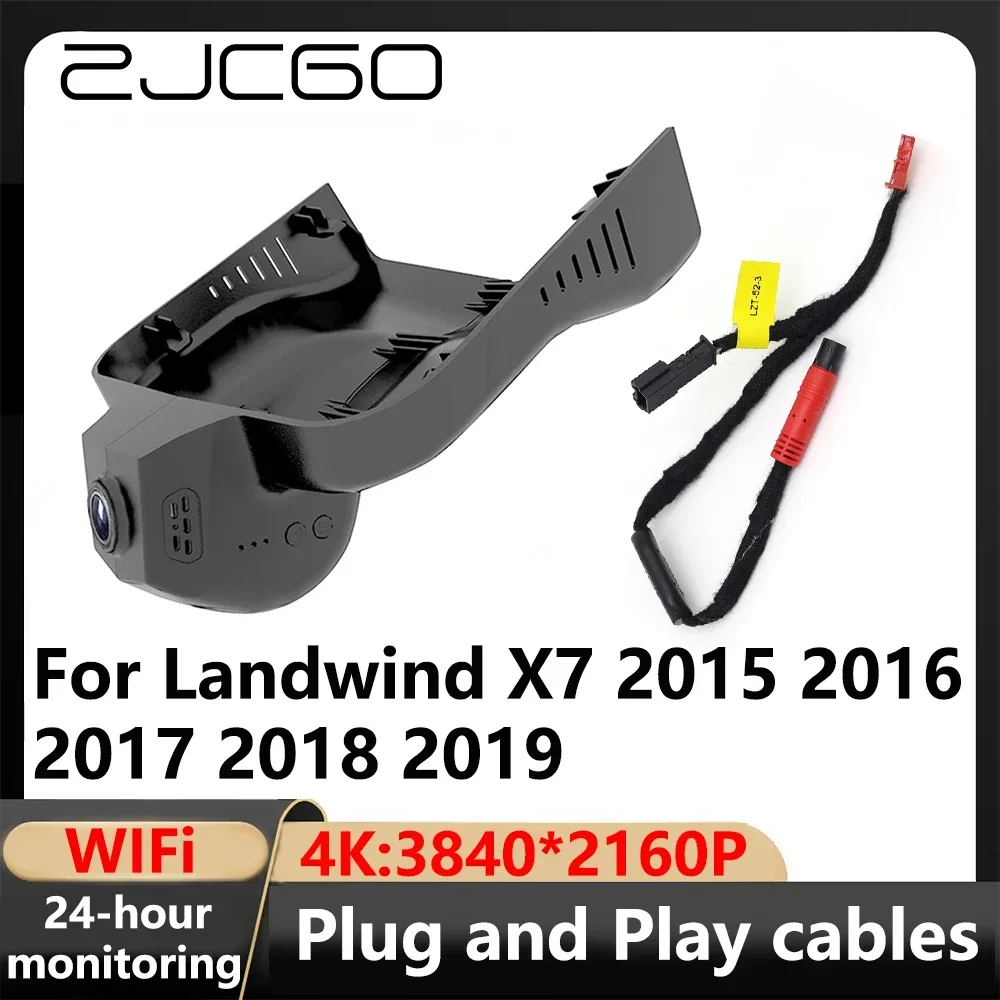 

ZJCGO 4K Wifi 3840*2160 DVR Dash Cam Camera Video Recorder for Landwind X7 2015 2016 2017 2018 2019