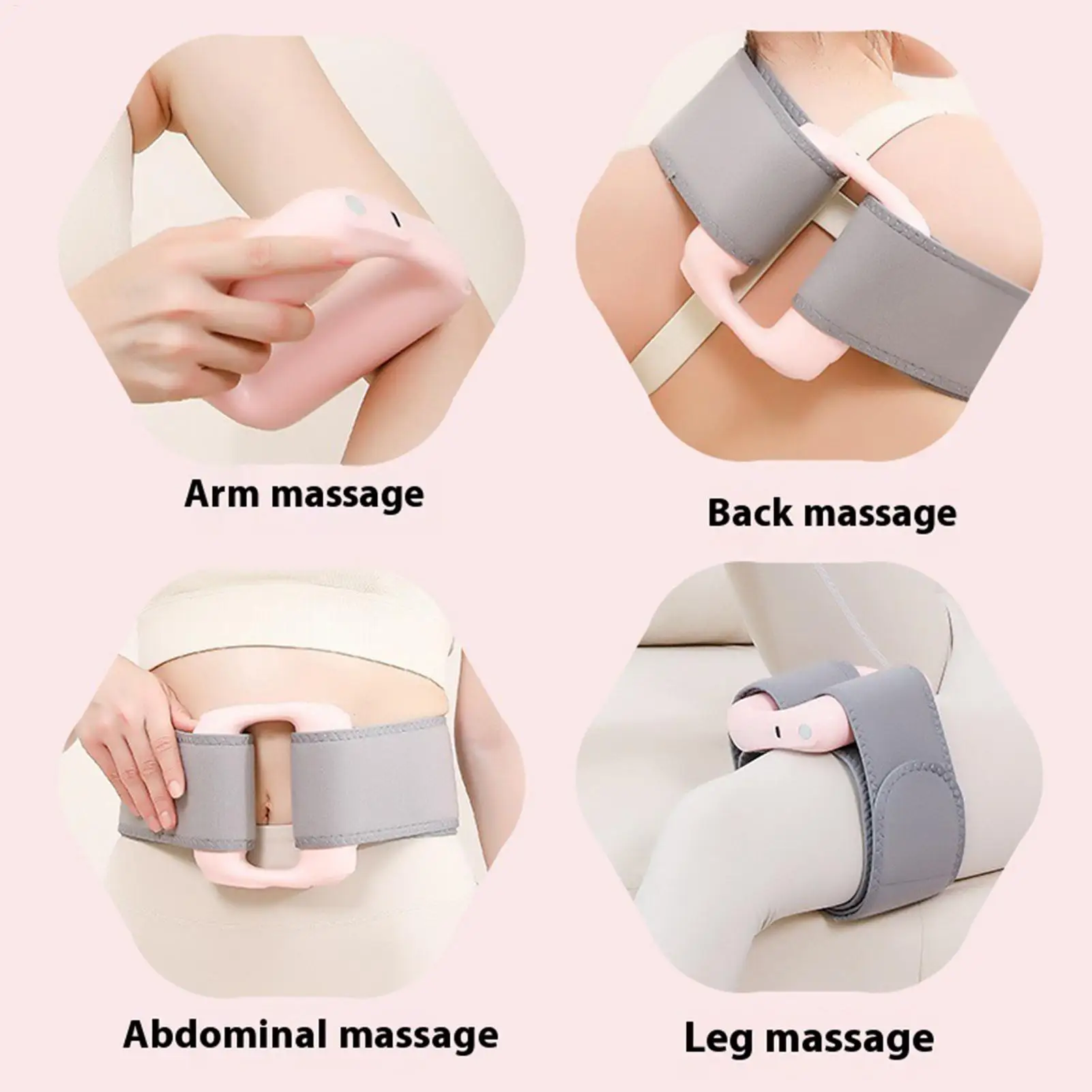 Massagegerät für Faszien, 5-stufig, Ganzkörper-Faszienring, schnelles Aufladen, Cellulite-Massagering für den Heimarbeitsplatz, Oberschenkel, Bein, tief