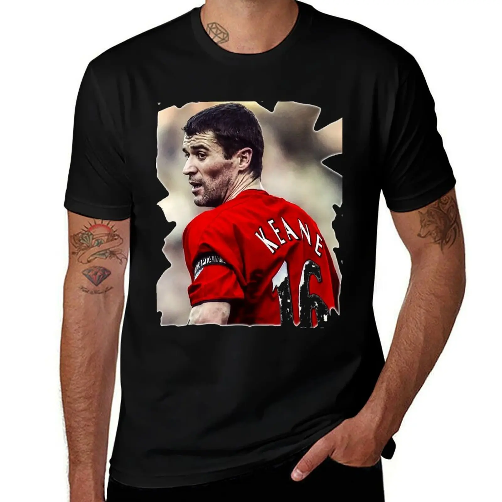 roy keane print T-Shirt Independence Day Short Sleeve T-Shirt