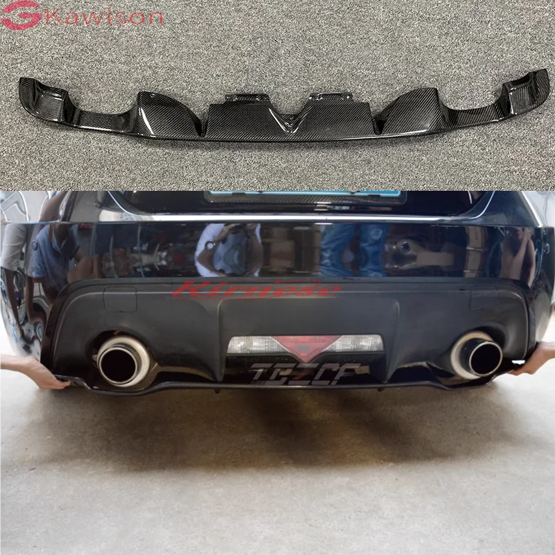 The carbon fiber style of rear bumper and rear wing spoiler diffuser is suitable for Toyota GT86 Subaru BRZ 2012 2013 2014 2015