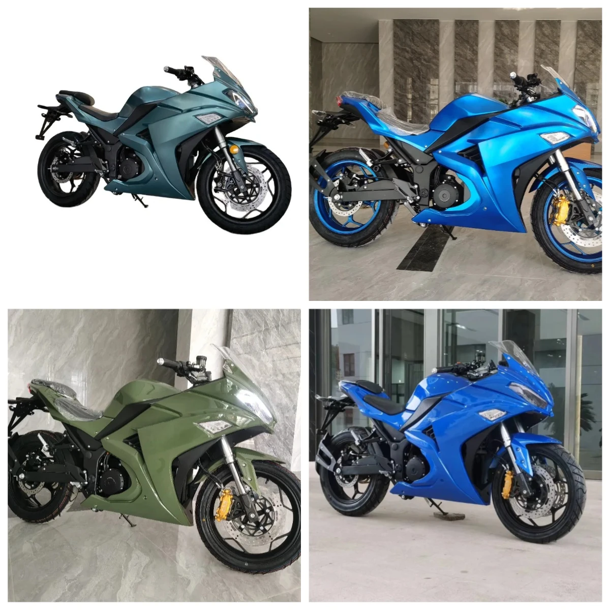 

2025 New Style Dark Matte Blue Color V6-M Pro With 8000w Center Motor 150km/h Racing Electric Motorcycle For RU