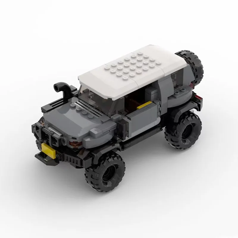MOC-FJ Cruiser Style SUV Building Blocks Modello di auto fuoristrada Speed Series Giocattolo da costruzione per adulti