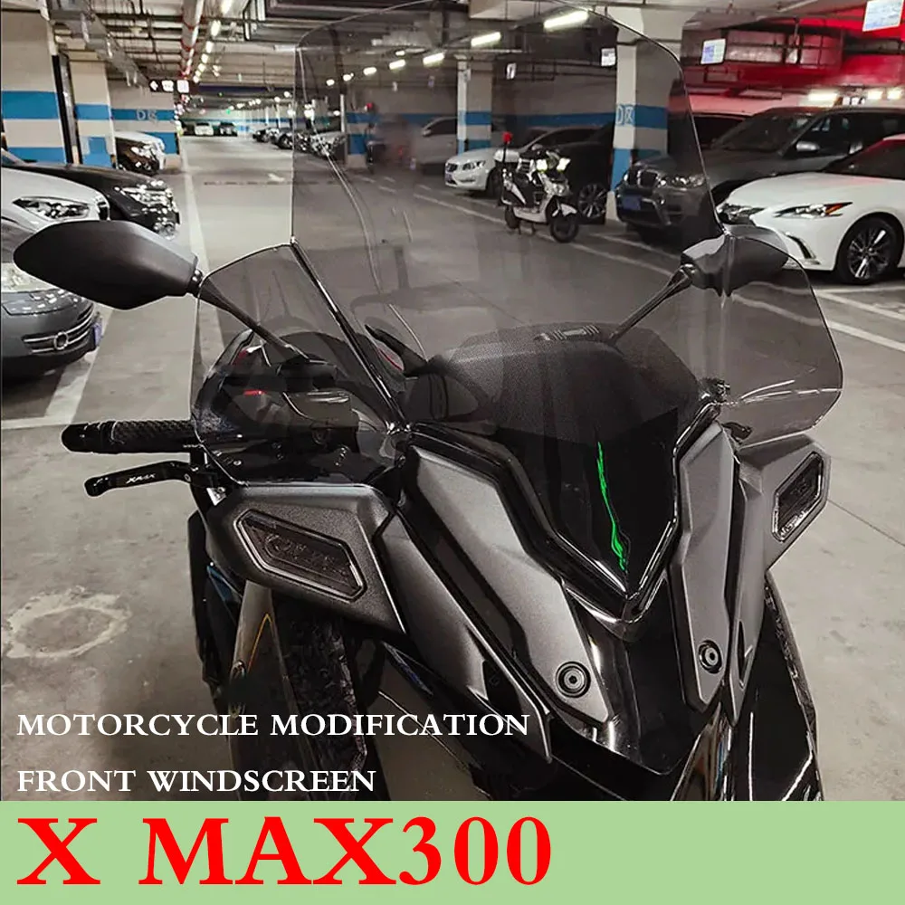 Motorcycle Windscreen Windshield Wind Screen Board Deflector Glass New For YAMAHA XMAX300 XMAX 300 X-MAX 300 X-MAX300 2023-2024