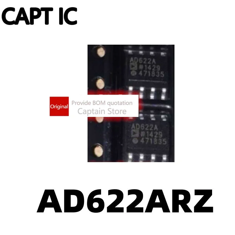 5PCS AD622 AD622A AD622AR AD622ARZ SOP8 operational amplifier