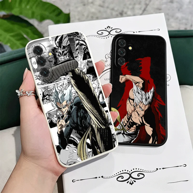One P-Punch-Mans Garou Soft Phone Case For Samsung A17 A16 A15 A14 A13 A57 A56 A55 A54 A53 A37 A26 A25 A24 A23 A36 A35 A34 A33 C