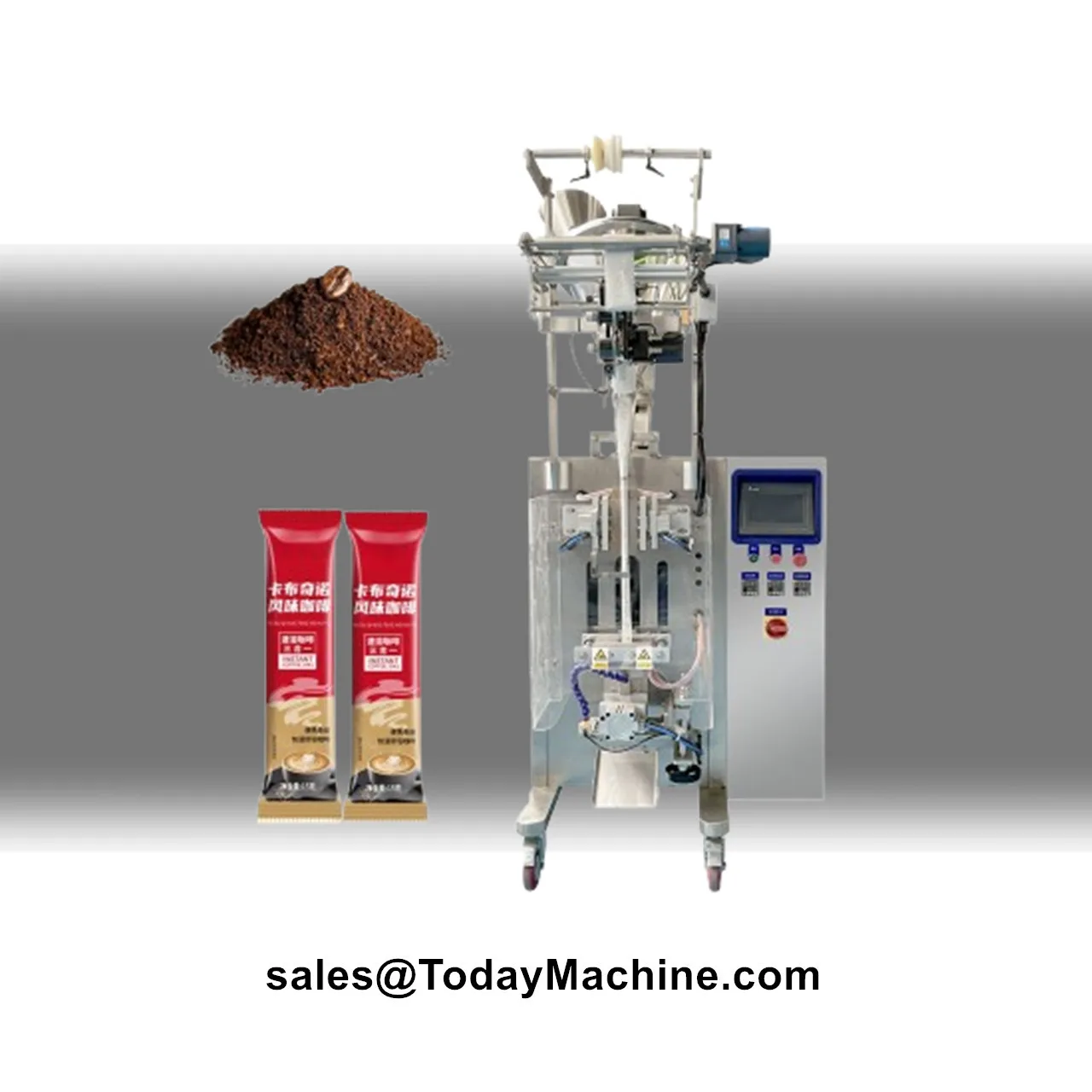 Automatic Auger Filler Chili Spice Food Powder Bag Vertical Packaging Machine